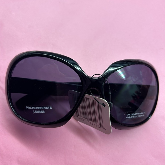 Accessories Jackie O Black Round Big Oversized Sunglasses Gothic Rave